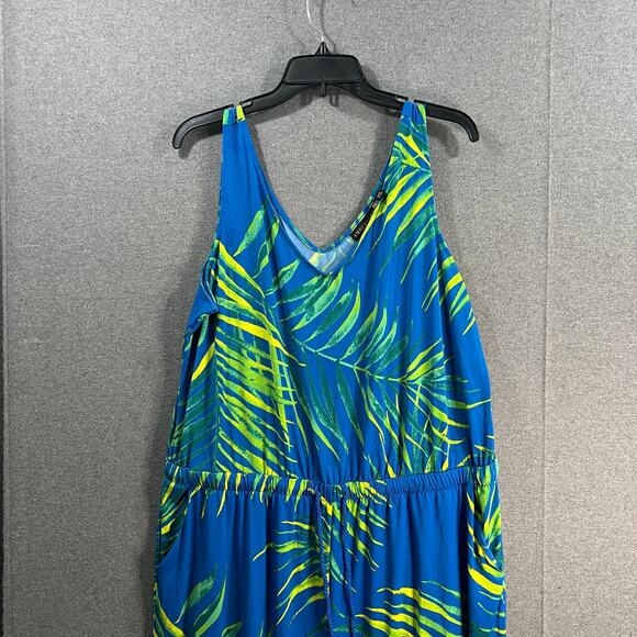 AmberNoon II Petite UPF 50 Cropped Painted Ju Sapphire Palm Petite 1X - Picture 5 of 16